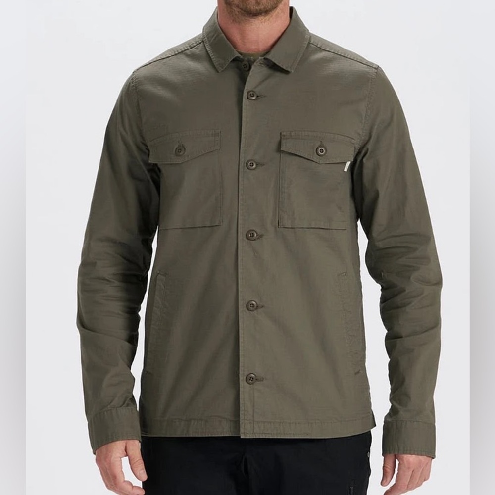 Vuori Ripstop Olive Green Jacket